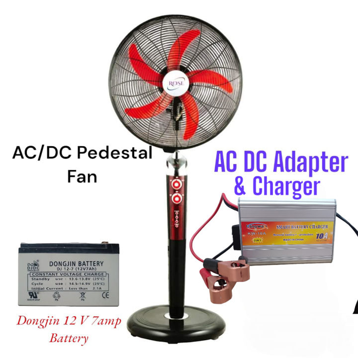 12v Dc Pedestalstand Fan Solar Fan 18 Use With 12v Battery Electricity Or Solar Panel 1237