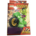 Super Heroes - Marvel Avengers Hulk Building block with Motor Bike. 