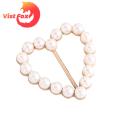 Scarf Buckles Scarf Buckles 2 Pcs Faux Pearl Decor Knot Buckles for Shirt Waist Clothing Accessories Women Party Scarf Buckles. 