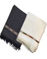 Kashmiri Dhussa & Pashmina Wool Shawl For Men (Black). 