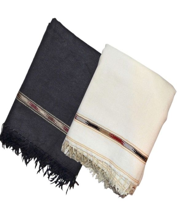 Kashmiri%20Dhussa%20&%20Pashmina%20Wool%20Shawl%20For%20Men%20(Pack%20of%202)%20-%20Image%203