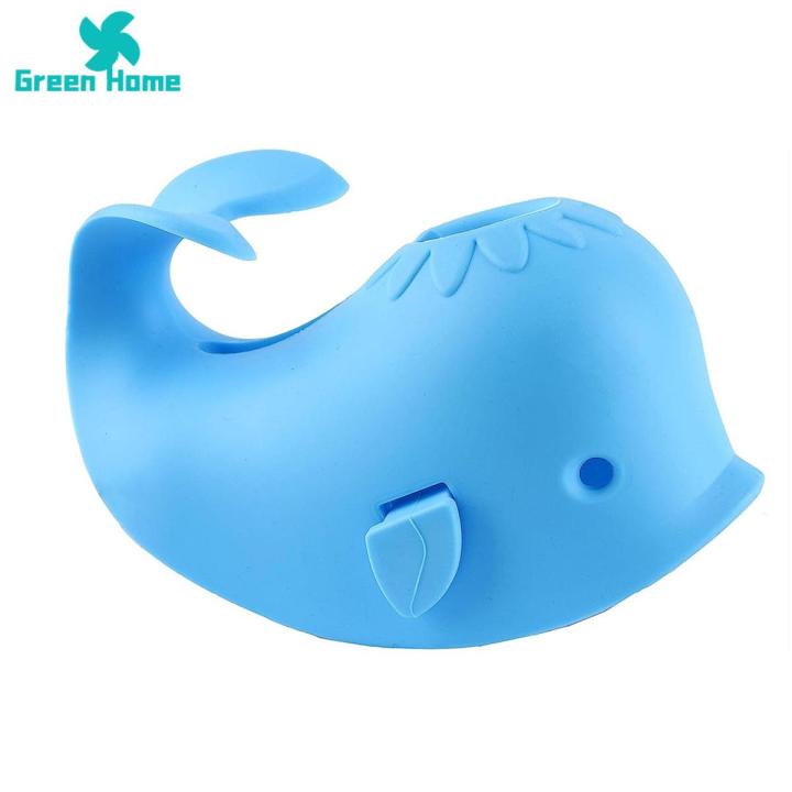 Faucet Cover for Baby Baby Bathtub Faucet Cover Whale-shaped Silicone Protect Safe Bathing for Home Bathroom Baby Bath Safety