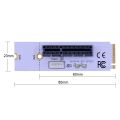 NGFF M.2 to PCI-E 4X Riser Card M2 Key M to PCIe X4 Adapter. 