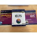 Grammar For Ielts / Vocabulary For Ielts / The Official Guide To Ielts For Academic And General Training with Audio Link set of 3 books. 