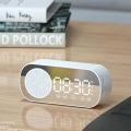 Sound Box touch screen buttons Bluetooth-compatible5.0 Stereo Speaker Clock Dual Alarm. 