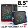 LCD Writing Tablet 8.5 Inch - Multicolor Drawing tablet- writing Digital Pad - Digital writer - Electronic Erasable Writing Board - Educational toy for kids Drawing Tablet / Sank Magic Books + Magic Pen + Refils for Kids Best Writing and Graphic. 