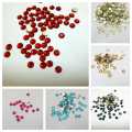 100 Pcs Resin Back Non Hotfix Rhinestone For Clothes Decoration Stones And Crystals 6mm. 