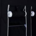 3 Layer Storage Wardrobe Foldable Shelf Rack, Fabric Wardrobe. 