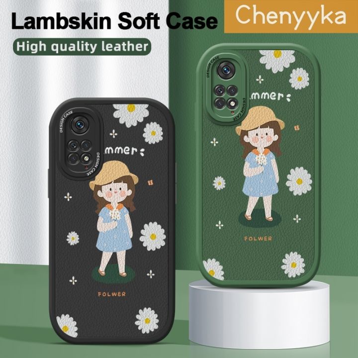 chenyyka%20For%20Redmi%20Note%2011%204G%20Note%2011s%20Case%20Fashion%20Clear%20Flower%20Thin%20Leather%20Soft%20Silicone%20Full%20Lens%20Cover%20Camera%20Protect%20Cases%20Shockproof%20Back%20Cover%20Casing%20Softcase%20-%20Image%202