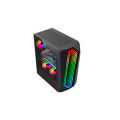 AA Tiger Viking Black ATX Gaming PC Case with 1 RGB Fan | Micro ATX PC Casing | Low Price Gaming Case with Fans. 
