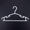 WHITE - Pack of 20 Pieces Hanger Non-Slip Hangers for Children's Clothes PP Hangers for Baby Or Child 27 x 15 cm. 
