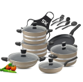 SK Fabulous Non-Stick Cookware Gift Set – 17 Pieces of Culinary Excellence. 