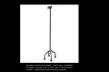 FixOrtho Aluminium 4 foot Walking Stick for Patients Height Adjustable (Silver). 