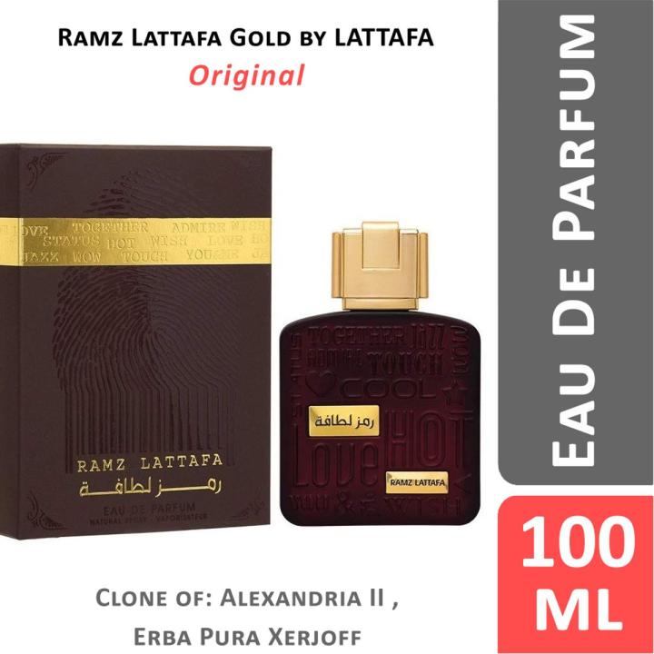 Ramz Lattafa Gold Lattafa Perfumes for women and men 100ml edp
