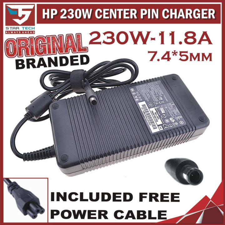 19.5V 11.8A 7.4 X 5.0mm 230W Laptop AC Adapter Compatible with HP
