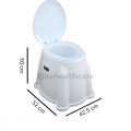 Portable Pakistani Toilet to Western Convertor | Toilet stool | Toilet Commode for patients | Commode chair | Portable Toilet Seat for Adult, Handicap People (PORTABLE COMMODE), Plastic. 