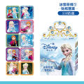 Disney children's roll stickers Snow White and Frozen Sofia boxed animation expression sticker book. 