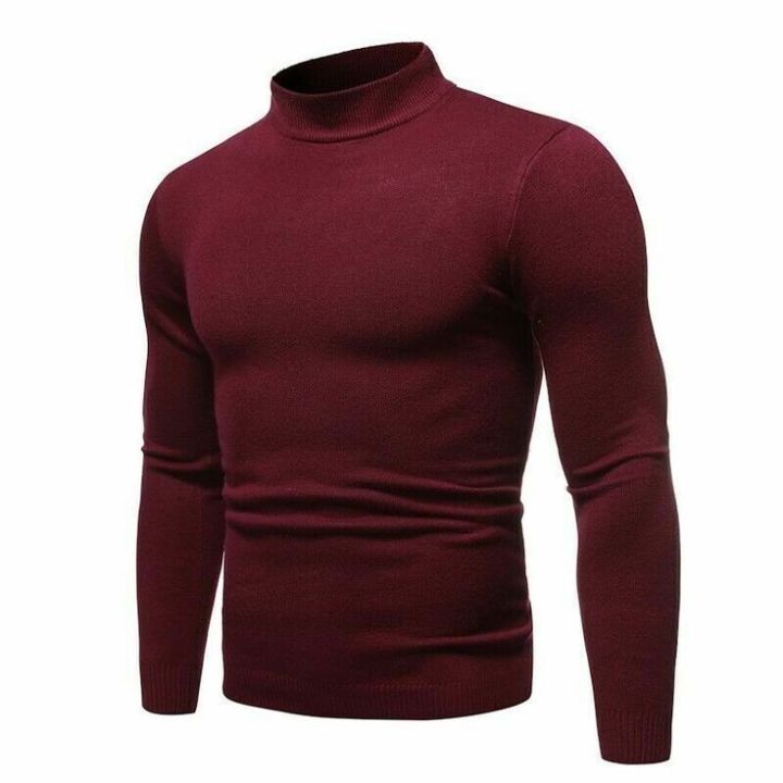 Men's And Boys Slim Fit HighNeck - Winter Warm Long Sleeve Turtleneck Highneck For Boys With Pramium  Quality