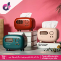 Retro Radio Tissue Box - Vintage Style Desktop Tissue Holder. 