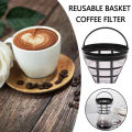 Reusable Coffee Filter Basket Cup Style Coffee Machine Strainer Mesh. 