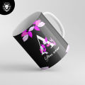 Customize Coffee , Tea Mug with your Name & Name Alphabet Design 39. 