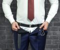 Shirt Belt Stay Adjustable Shirt Lock Undergarment Belt for Men and Women Keeping Shirt Tucked in. 