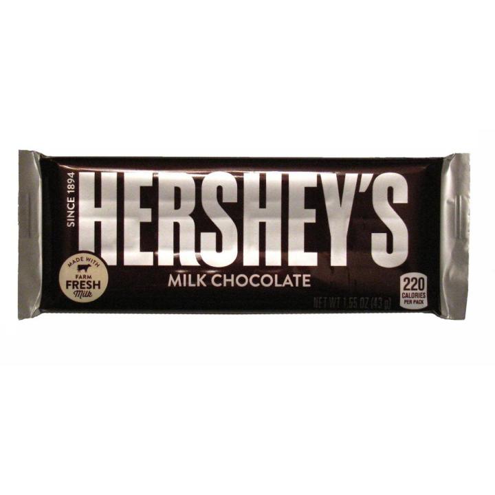 Hersheys Milk Chocolate Bar Delicious 43gm