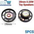 5PCS 28mm 0.25W 16 ohms speaker Small Toy speaker. 