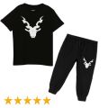 Summer Tracksuit For Kids(Trouser+T-Shirt). 