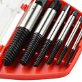 Screw extractor 6pcs set 3mm to 22mm /damaged screw bolt remover with waterproof packing. 