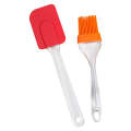 Silicon brush and Spatula set - Large size. 