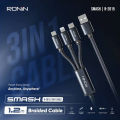 Ronin R‑2040 Type‑C to Type‑C Fast Charging Cable – 60W | Braided Shielded Design | 1 m. 