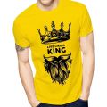 Live Like A King Print T shirt For man Round neck TShirt Summer Wear Half Sleeves T-Shirt. 
