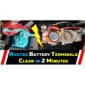 Battery Terminals connectors - Rust Cleaner- Battery Care- Rust Remover-Zang Remover-Car Care-Car Rust Cleaner-Rust Remover Powder- car care kits. 