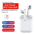 i 12 TWS Airpdos  original 5.0 Version  With SENSOR TOUCH Earpods High Quality Mini Universal Dual Pair Bluetooth Earbuds Sport Stereo With Charging box. 