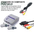 Av Cable for Lcd Led Tv Enhance Gaming Experience with Audio Line Hd-compatible Av Cable for N64/game Cube/super-nintendo Perfect for Southeast Asian Gamers Composite Video Audio Cable for Monitor. 
