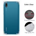 Huawei Y5 (2019) Transparent Soft Silicone TPU Back Cover Clear 360º Anti Shock Protective Buffer Phone Casing. 