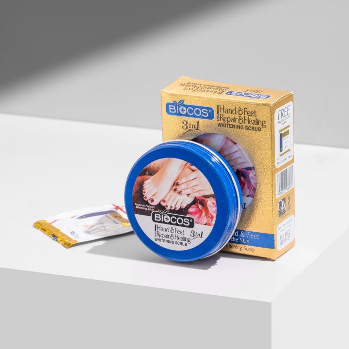 Biocos%20Hand%20&%20Feet%20Scrub%20with%20Vitamin%20E,%20Olive%20Oil%20&%20Jojoba%20Oil%20%E2%80%93%20Deeply%20Hydrates,%20Removes%20Dry%20Skin,%20Treats%20Cracked%20Heels,%20Exfoliates%20&%20Moisturizes%20for%20Smooth,%20Healthy%20Hands%20&%20Feet%2030mg%20-%20Image%202