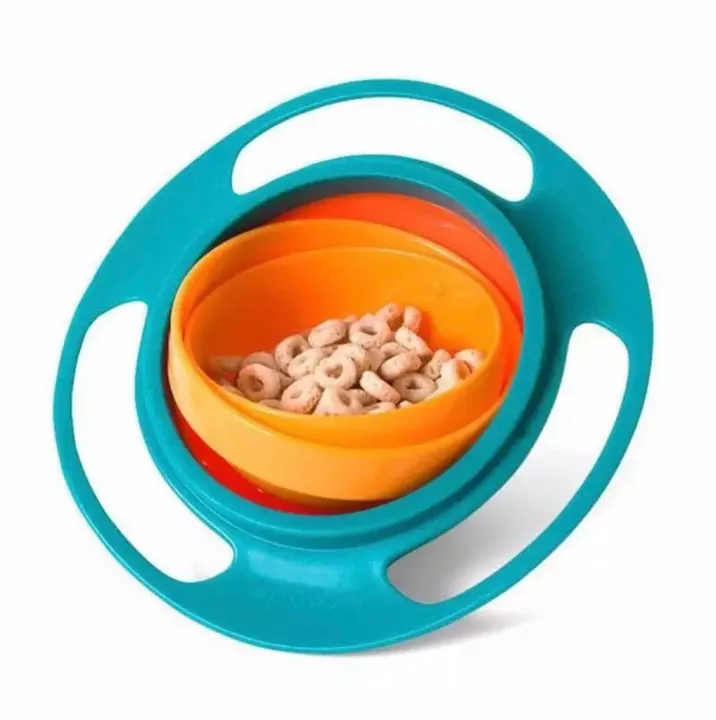 Magic%20Gyro%20Bowl%20360%20Rotate%20Spill-Proof%20Infants%20Toddler%20Baby%20Kids%20Training%20Feeding%20360%C2%B0%20Degree%20Rotatable%20Rotation%20Spill-Resistant%20Gyroscopic%20Children%20Rotary%20Balance%20Food%20Grade%20Children's%20Tableware%20Universal%20Practical%20Design%20Dishes%20Eating%20Bowls%20Learning%20-%20Image%202