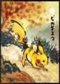 Pokemon Japanese Anime Poster Wall Art Print Manga Pictures Fire Breathing Dragon Pikachu Canvas Painting Living Room Decor. 