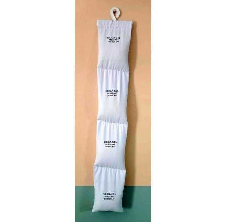 Silica Gel Desiccant Container/Wardrobe 4x250g Strip 1 Kg-White