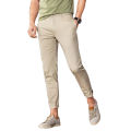 Pant for men-Beige color Pants for men in Cotton Jeans Fabric-Pants-Pants for boys. 