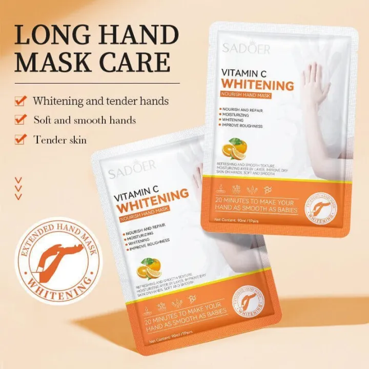Sadoer%20Vitamin%20c%20Whitening%20Nourish%20Hand%20Mask%201%20Pair%20-%20Image%202