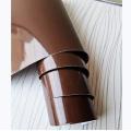 Fridge Protector Sheet PVC Sticker waterproof oilproof renew your fridge with Self advise Sticker Paper for home decor  Brown color. 