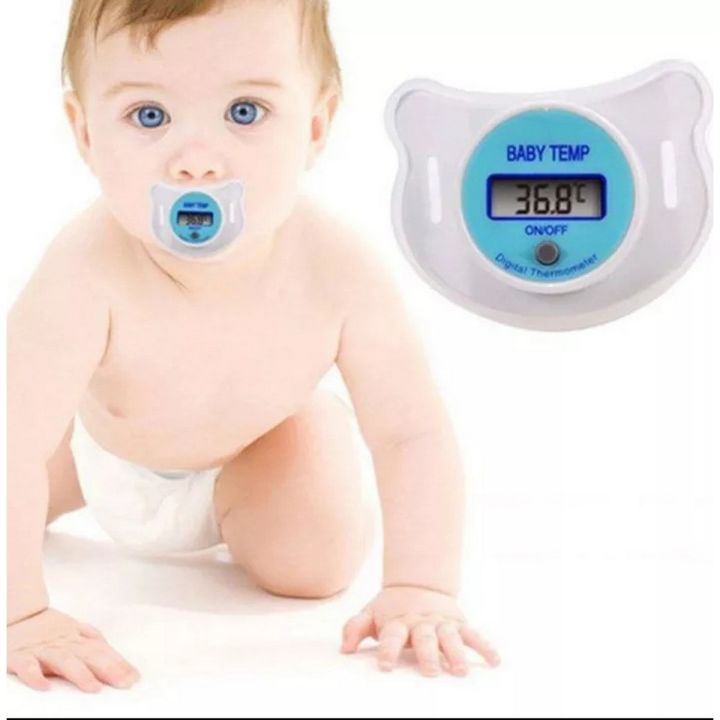 Pacifier thermometer ABS Temperature Measuring Tools Mouth Digital LCD Display
