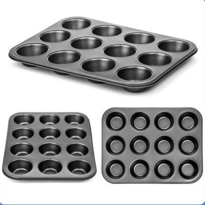 12%20Cupcake%20Muffin%20Baking%20Tray%20Non-Stick%20Mould%20-%20Image%203