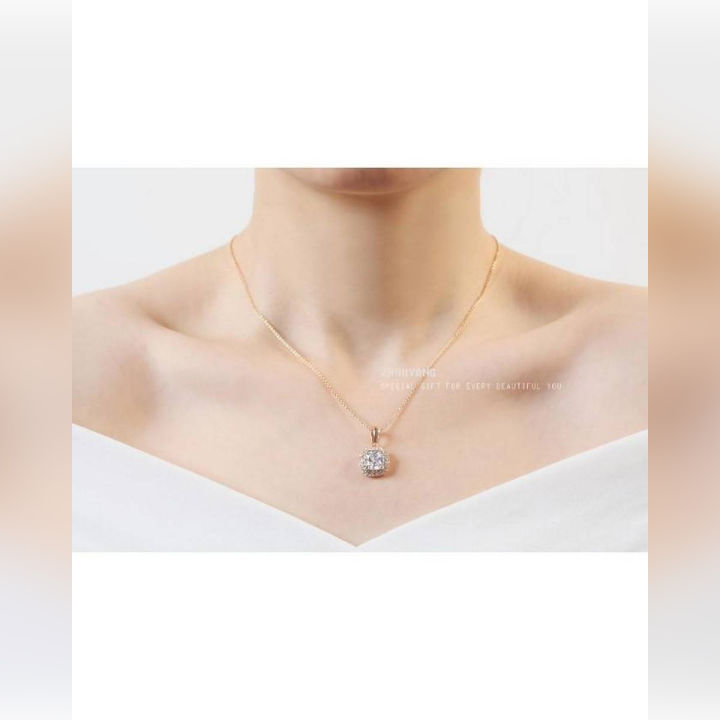 Rose Gold Pendant Necklace