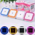 Light Sensor Control LED Night Light Mini Square Shape Light Sensor Energy Saving Lamps Bed Lamp For Baby Bedroom Gift Romantic Night Bulb For Room Home. 
