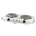 Raf Electric Stove Double Burner Cooker (CHULA) Hot Plate Multifunctional Home Heater 2000 Watts. 