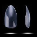WANTER 100pcs Almond Shape Fake Nails For Girls, With 3 Free Nails Glues Sheets Stickers, Artificial Nails, False Nails For Girls Beautiful Fancy Nails With Nail Glue, Temporary Nails Acrylic Nails Kit 100pcs Set Transparent & Natural. 